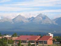 Pohad na Vysok Tatry zo Svitu.